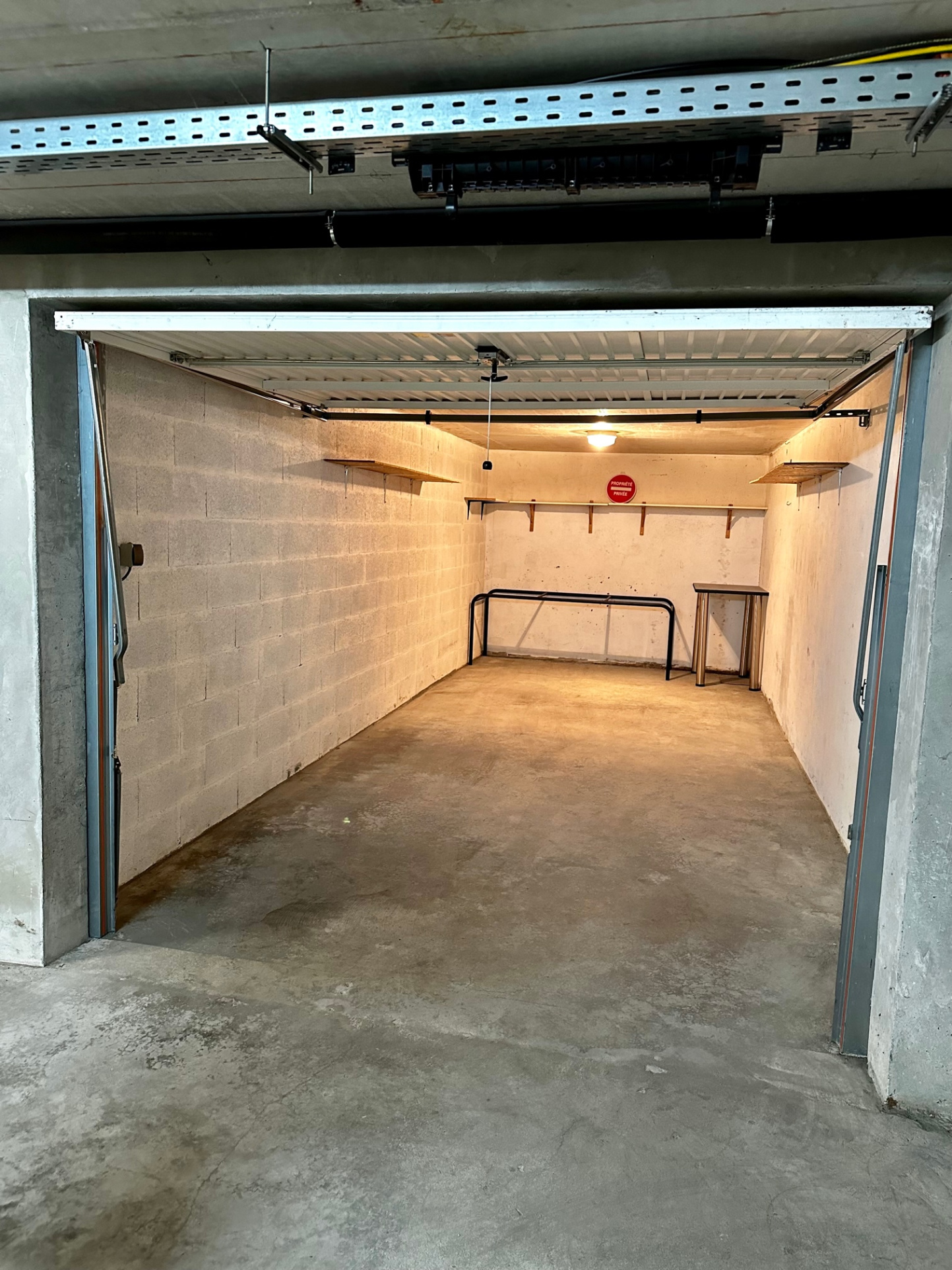 Garage en sous-sol